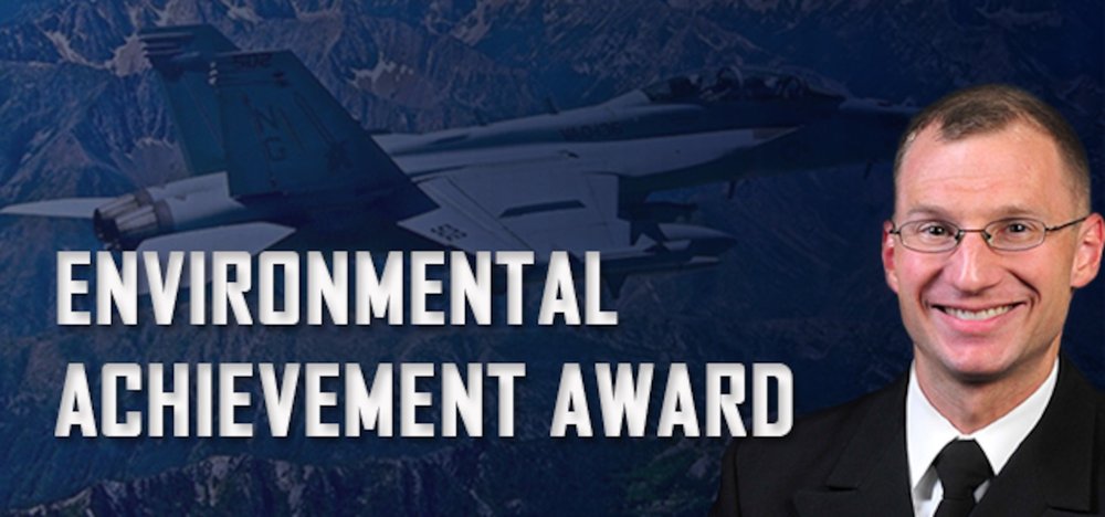 Cmdr. Craig Thedwall Receives Environmental Achievement Award